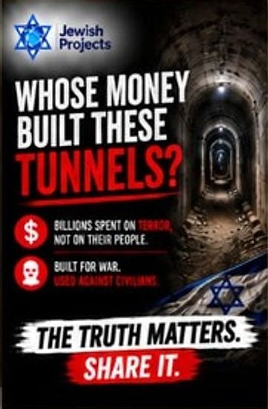 Post: Whose money built these tunnels?
