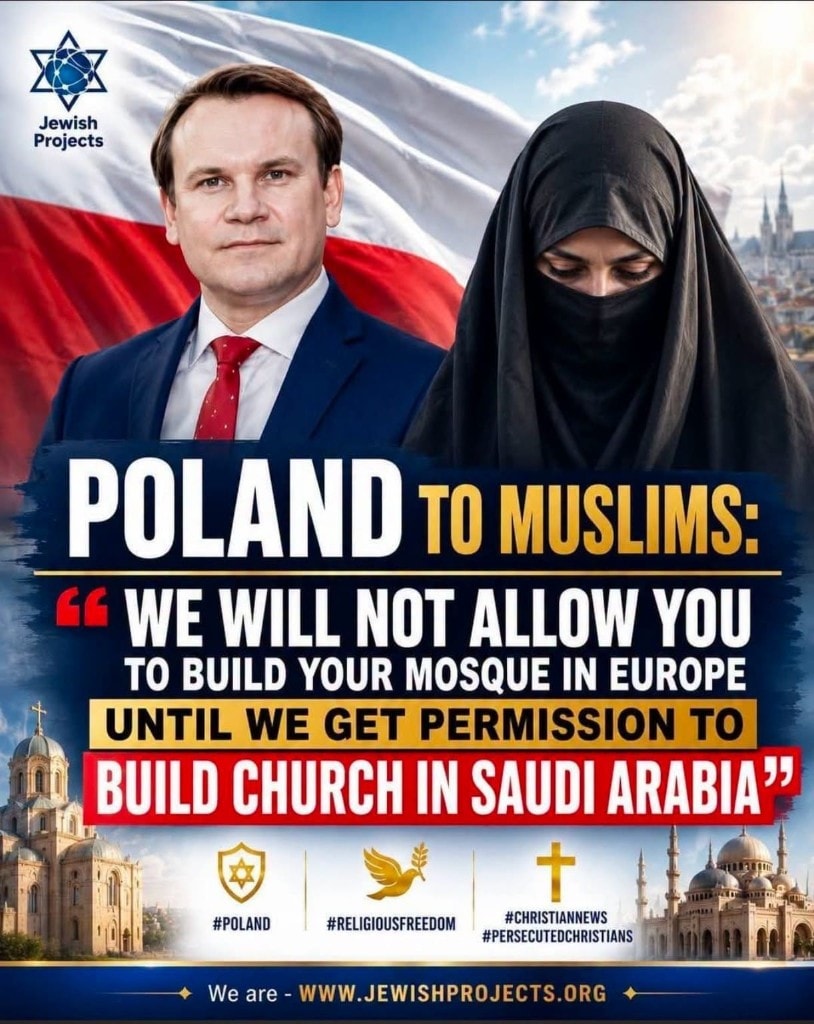 Post: Poland on building mosques in Europe and churches in Saudi Arabia