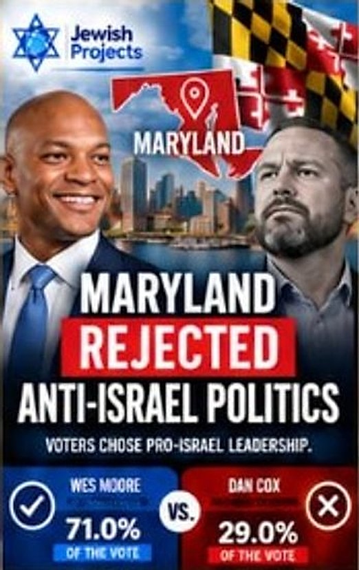 Post: Maryland rejected anti-Israel politics